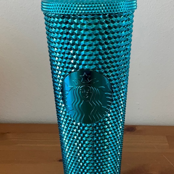 NWT Starbucks Studded Teal/Blue Venti Cup ✨ - Picture 3 of 5